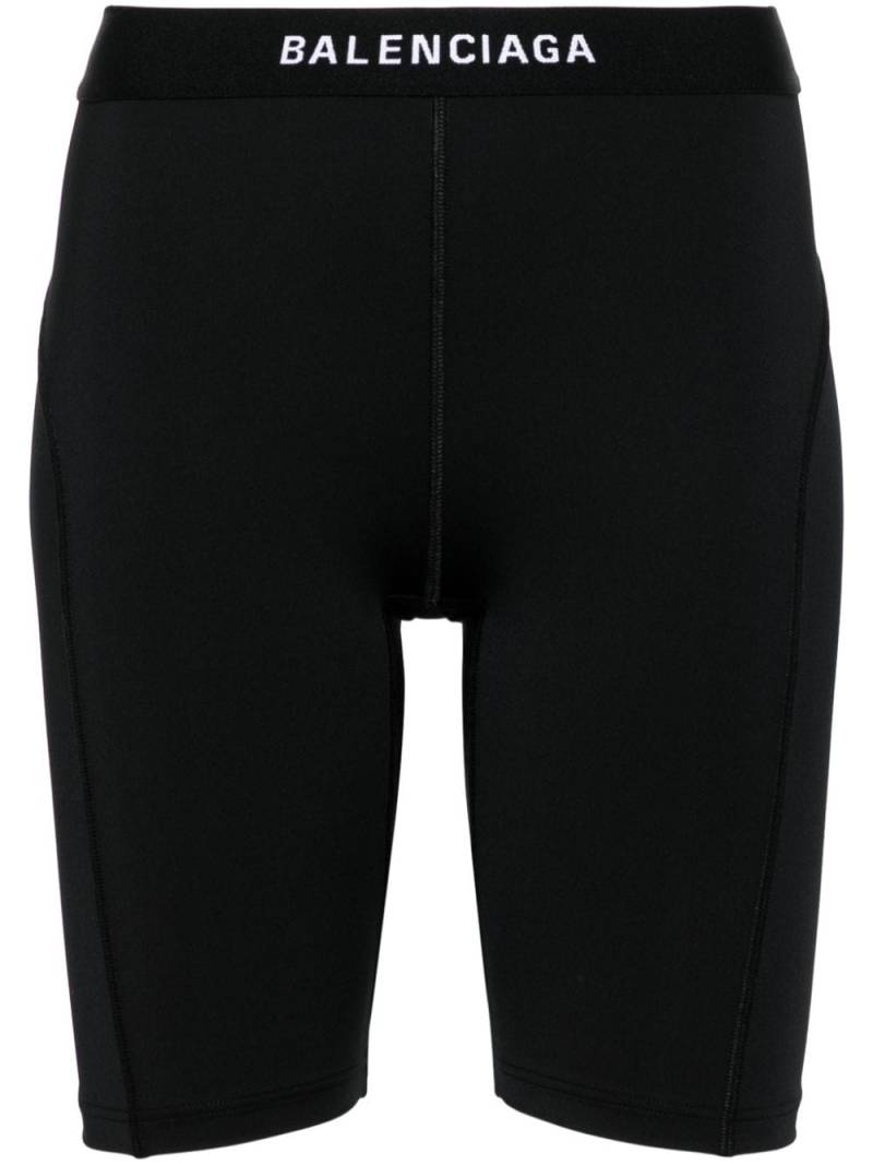 Balenciaga Athletic cycling shorts - Black von Balenciaga