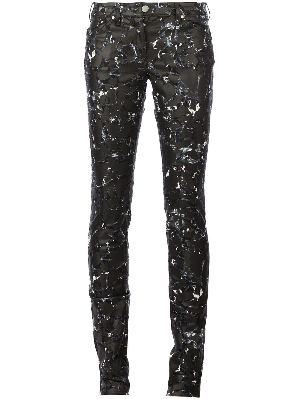 Balenciaga marble print trousers - Black von Balenciaga