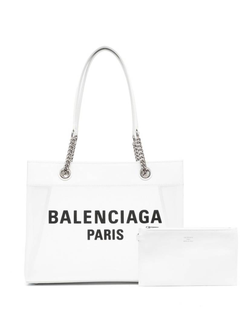 Balenciaga medium Duty Free tote bag - White von Balenciaga