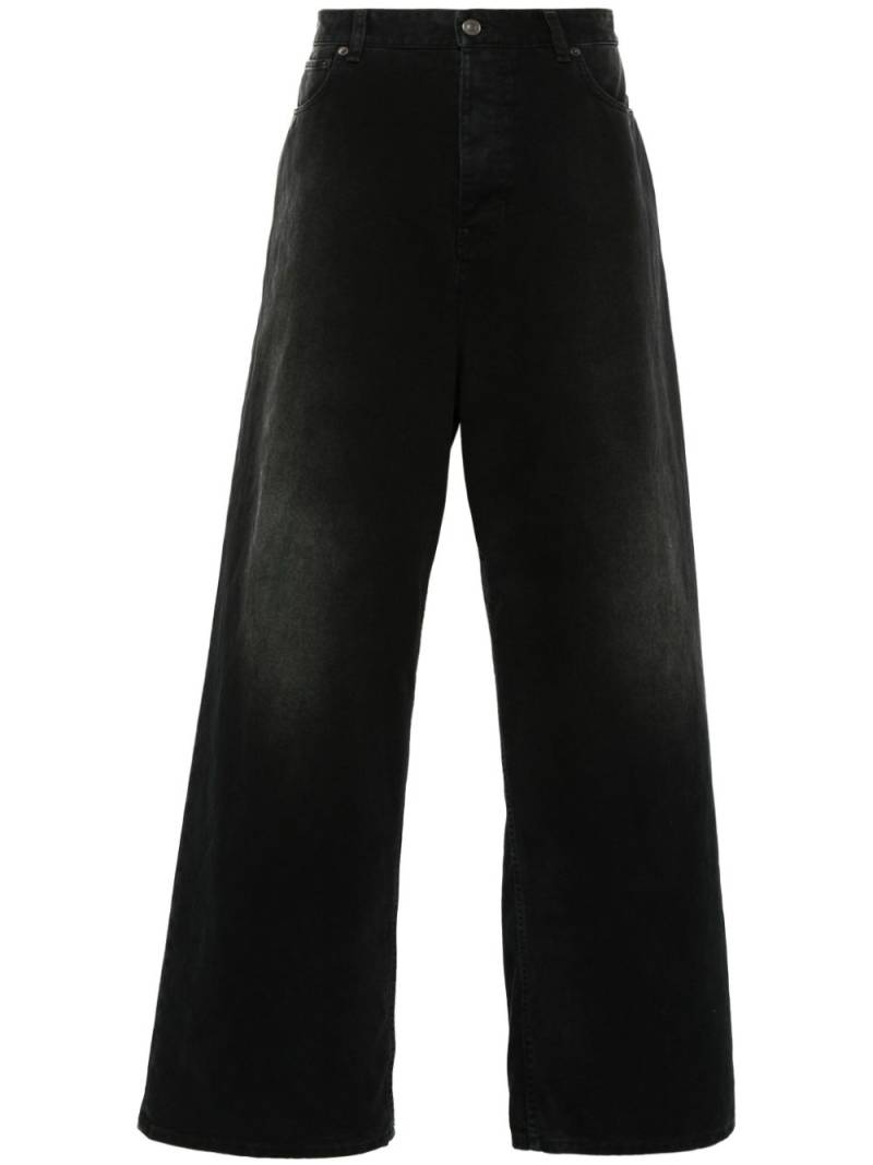 Balenciaga baggy wide-leg jeans - Black von Balenciaga