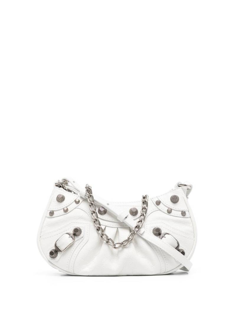 Balenciaga mini Le Cagole tote bag - White von Balenciaga