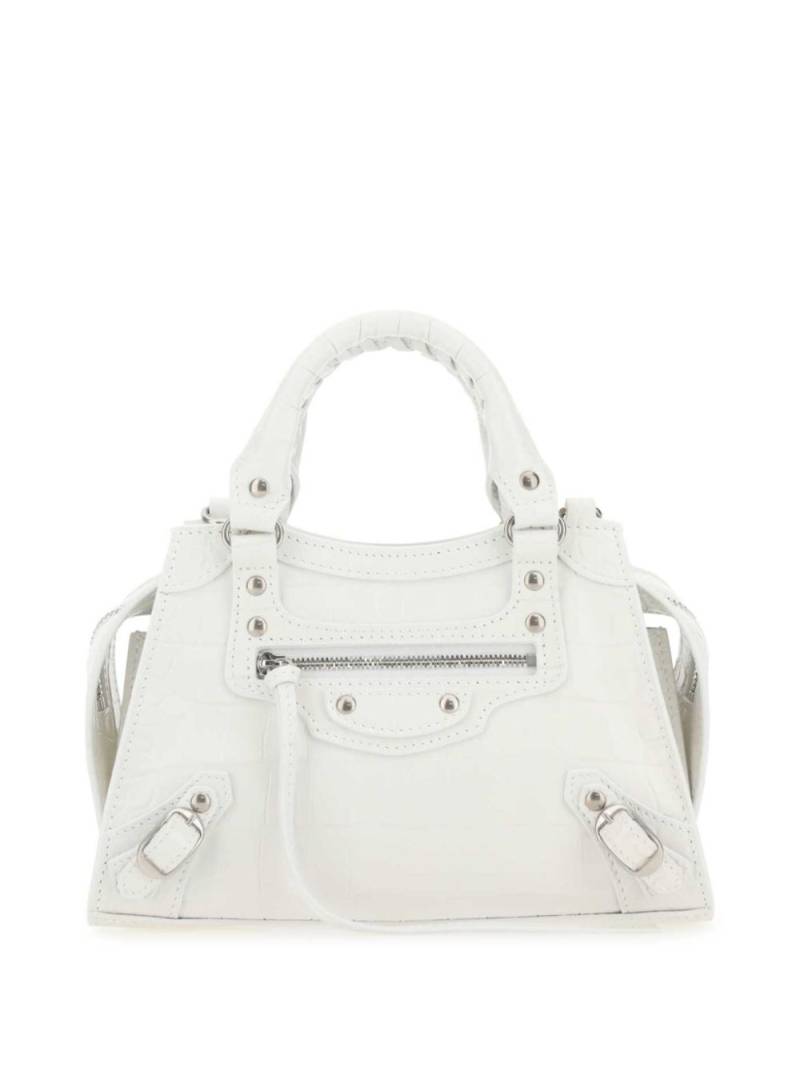 Balenciaga mini Neo Classic handbag - White von Balenciaga