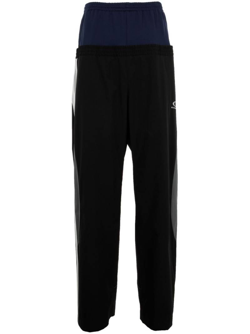 Balenciaga panelled track pants - Black von Balenciaga