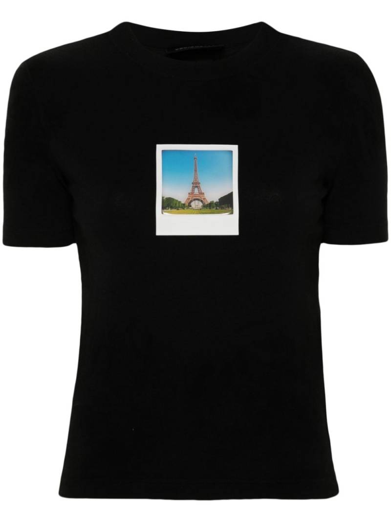 Balenciaga photograph-print T-shirt - Black von Balenciaga