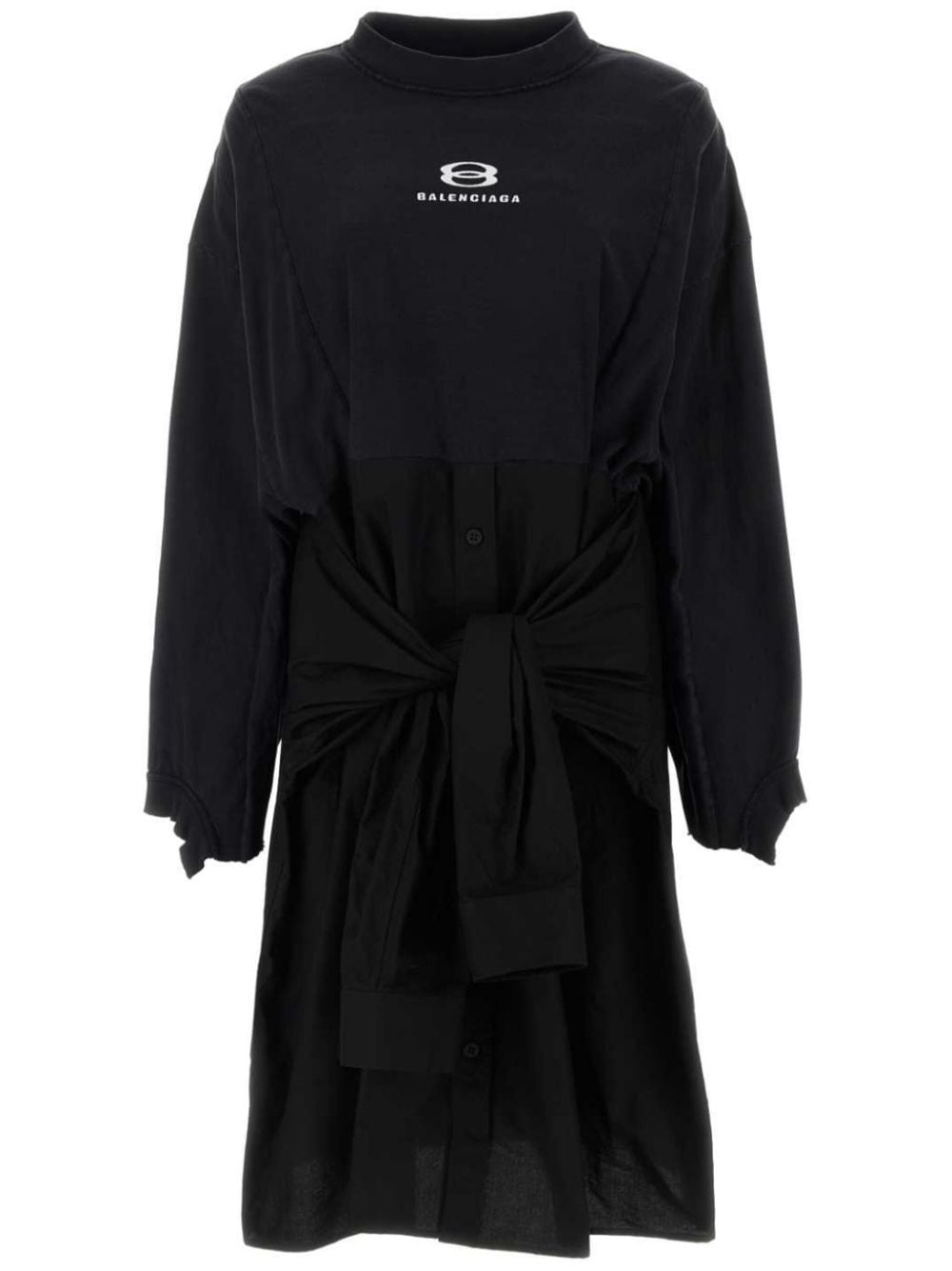 Balenciaga poplin dress - Black von Balenciaga