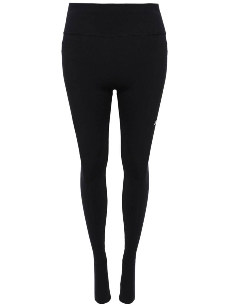 Balenciaga reflective-logo leggings - Black von Balenciaga