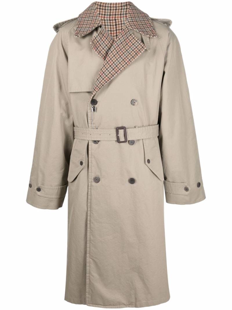 Balenciaga reversible trench coat - Neutrals von Balenciaga