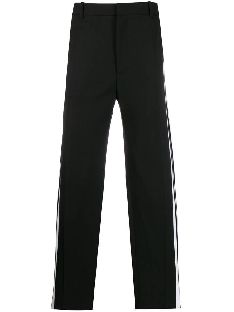 Balenciaga side striped trousers - Black von Balenciaga