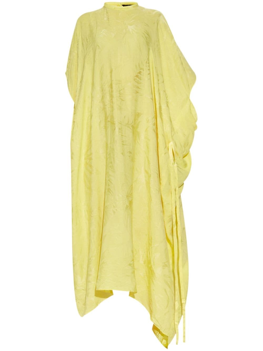 Balenciaga silk midi dress - Yellow von Balenciaga