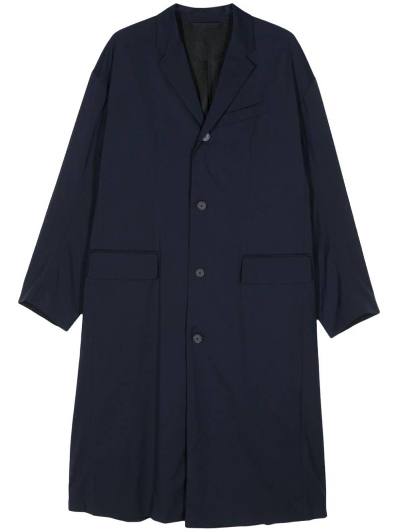 Balenciaga single-breasted coat - Blue von Balenciaga