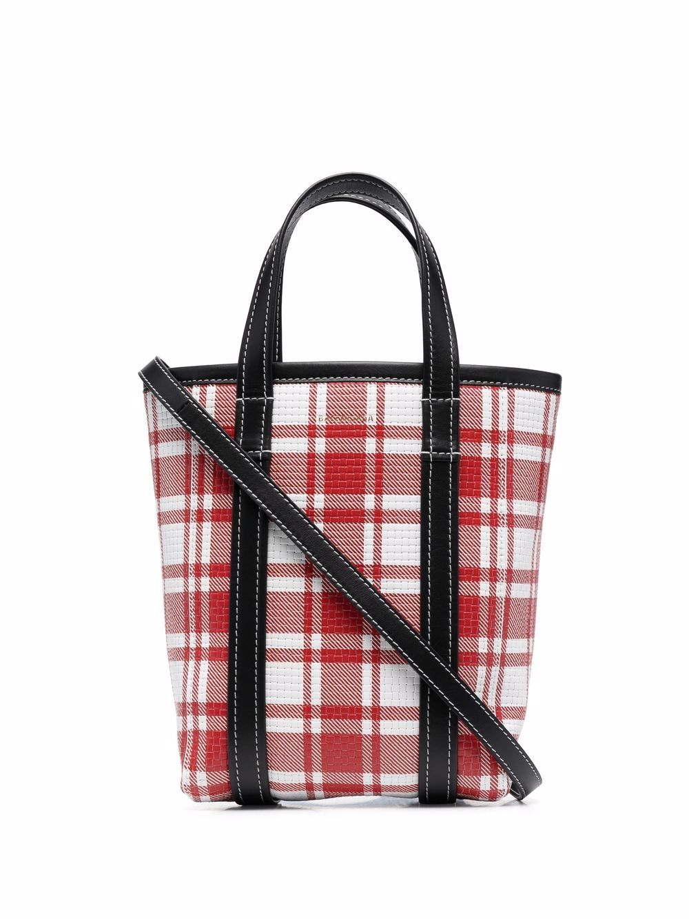 Balenciaga small Barbes North-South shopper bag - Red von Balenciaga