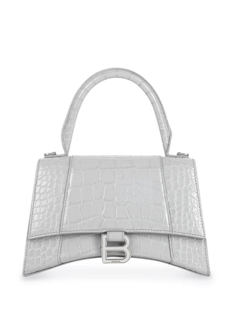 Balenciaga small Hourglass top-handle bag - Grey von Balenciaga