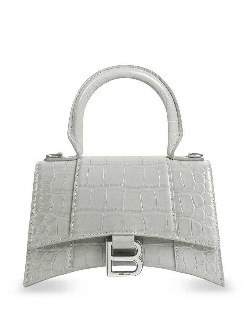 Balenciaga Hourglass XS top-handle bag - Grey von Balenciaga