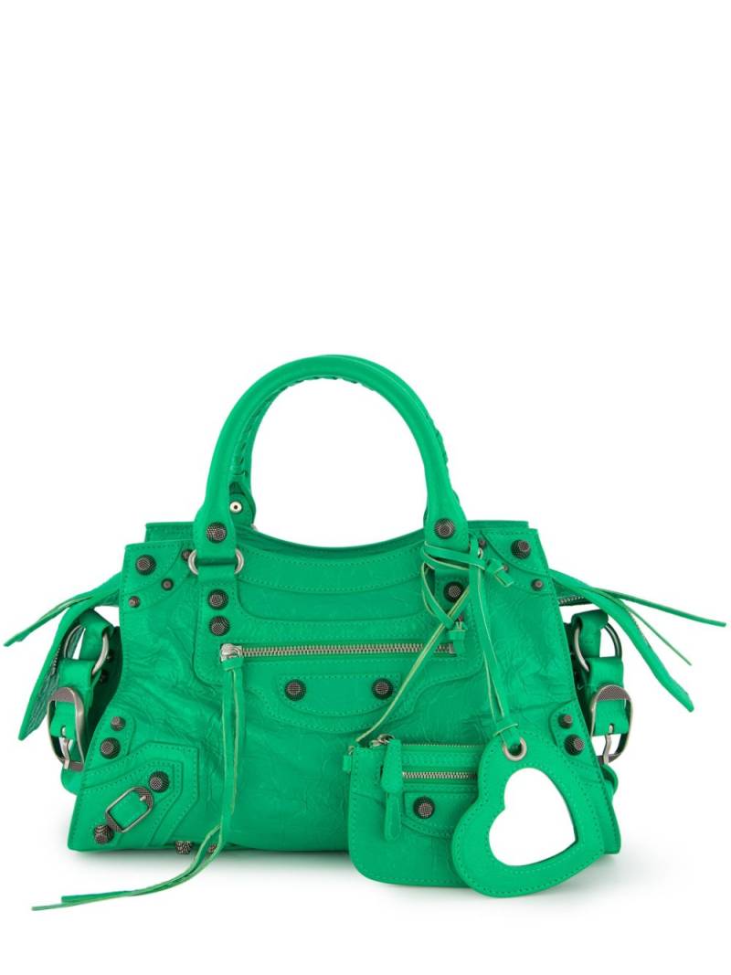 Balenciaga small Neo Cagole City handbag - Green von Balenciaga