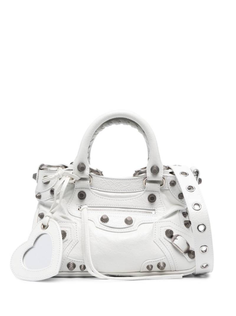 Balenciaga small Neo Cagole tote bag - White von Balenciaga