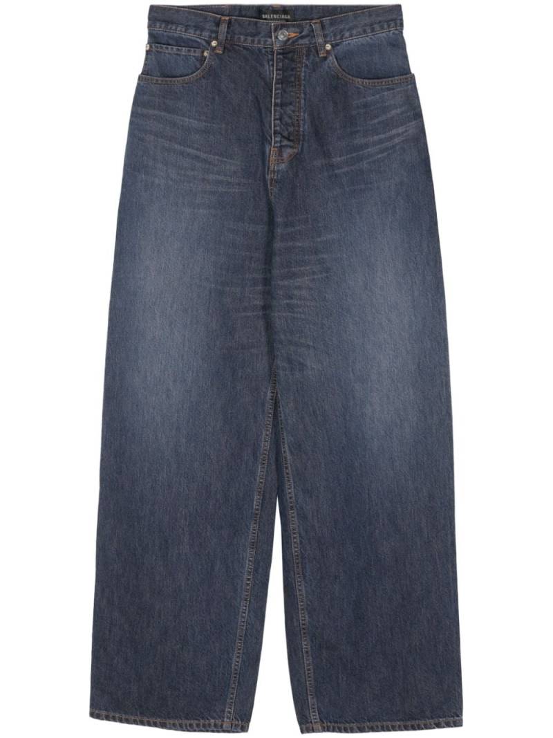 Balenciaga wide-leg jeans - Blue von Balenciaga