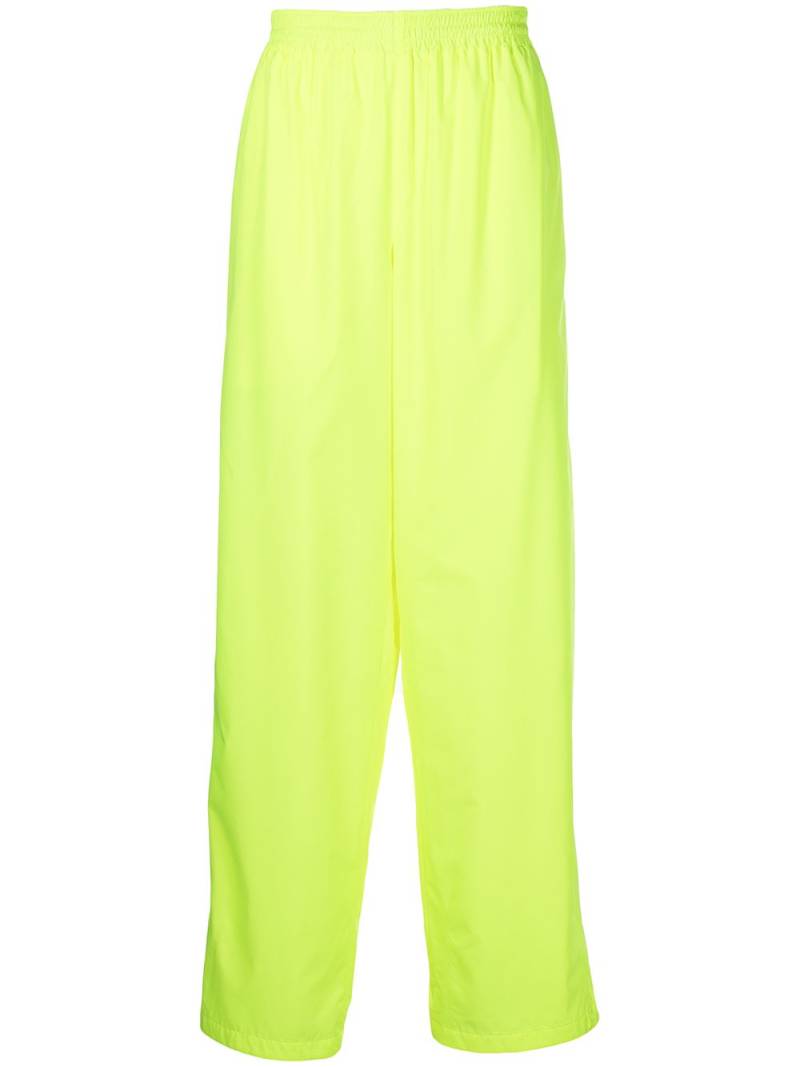 Balenciaga wide-leg track pants - Yellow von Balenciaga