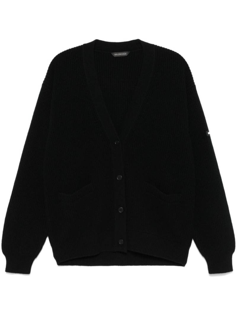 Balenciaga wool cardigan - Black von Balenciaga