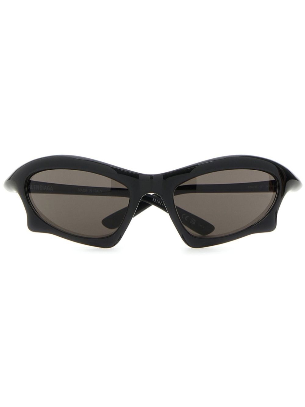 Balenciaga Eyewear wrap design sunglasses - Black von Balenciaga Eyewear