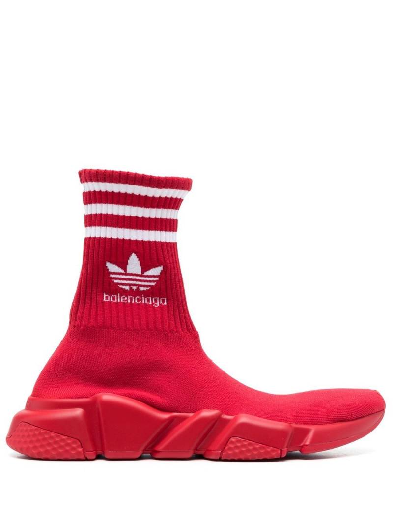 Balenciaga x Adidas Speed sock-style sneakers - Red von Balenciaga