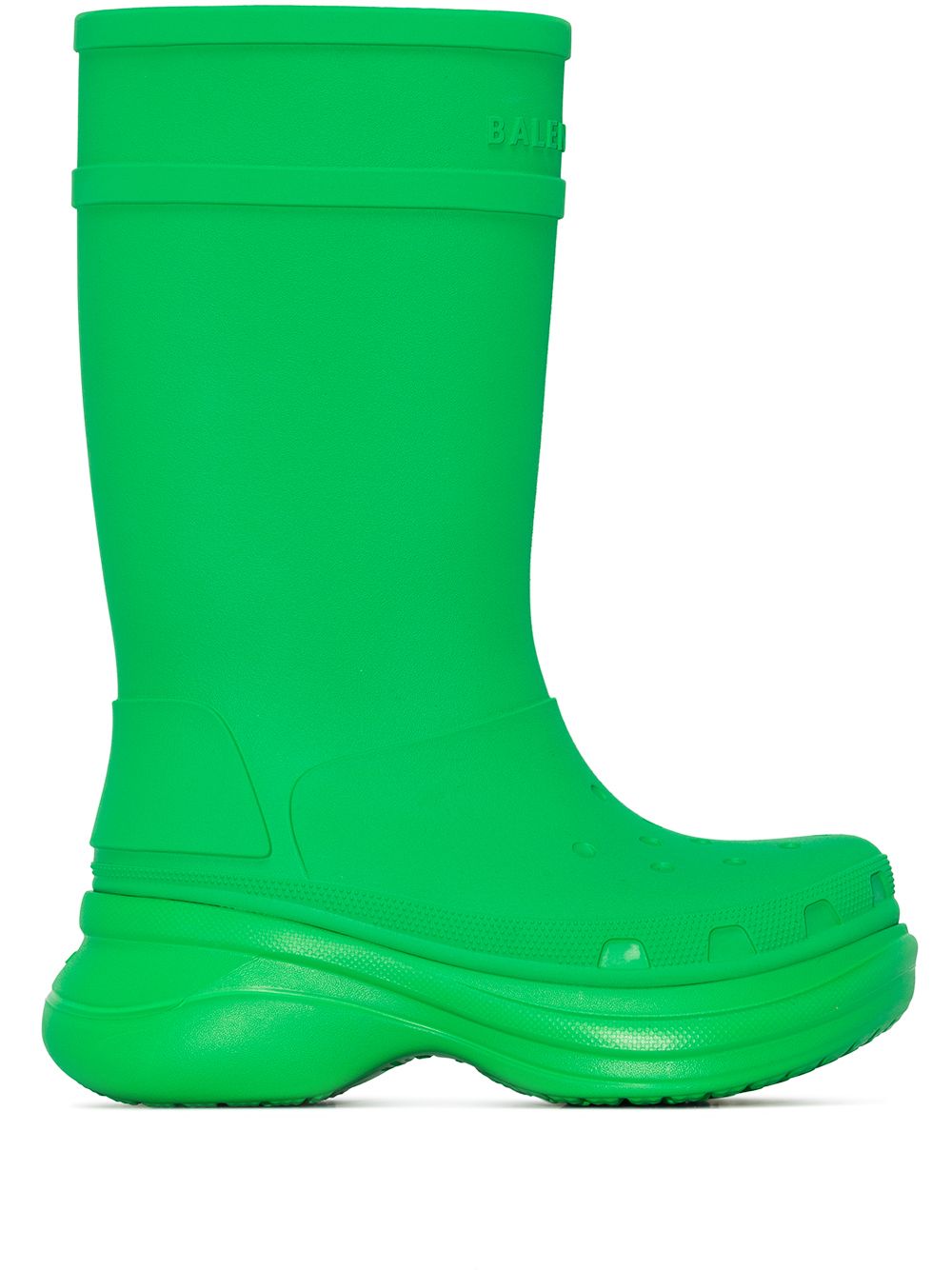 Balenciaga x Crocs chunky rain boots - Green von Balenciaga