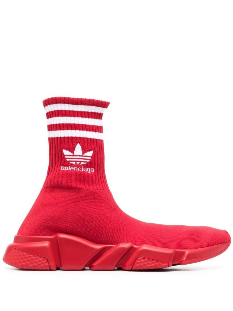 Balenciaga x adidas Speed high-top sneakers - Red von Balenciaga