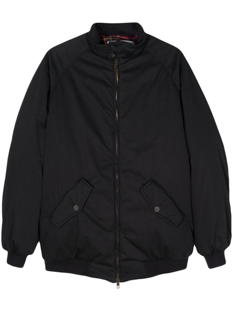 Balenciaga zip-up padded jacket - Blue von Balenciaga