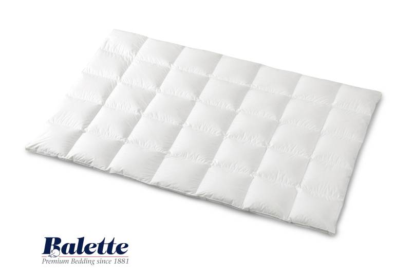 Balette Daunenbettdecke »Duvet Classic«, extrawarm, Füllung neue reine Entendaunen (10%) und Entenfedern (90%), weiss, Bezug 100% Baumwolle, (1 St.), mit Innensteg von Balette