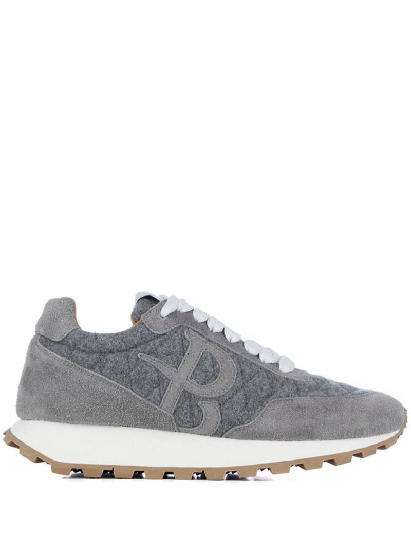 Ballantyne B-logo lace-up sneakers - Grey von Ballantyne