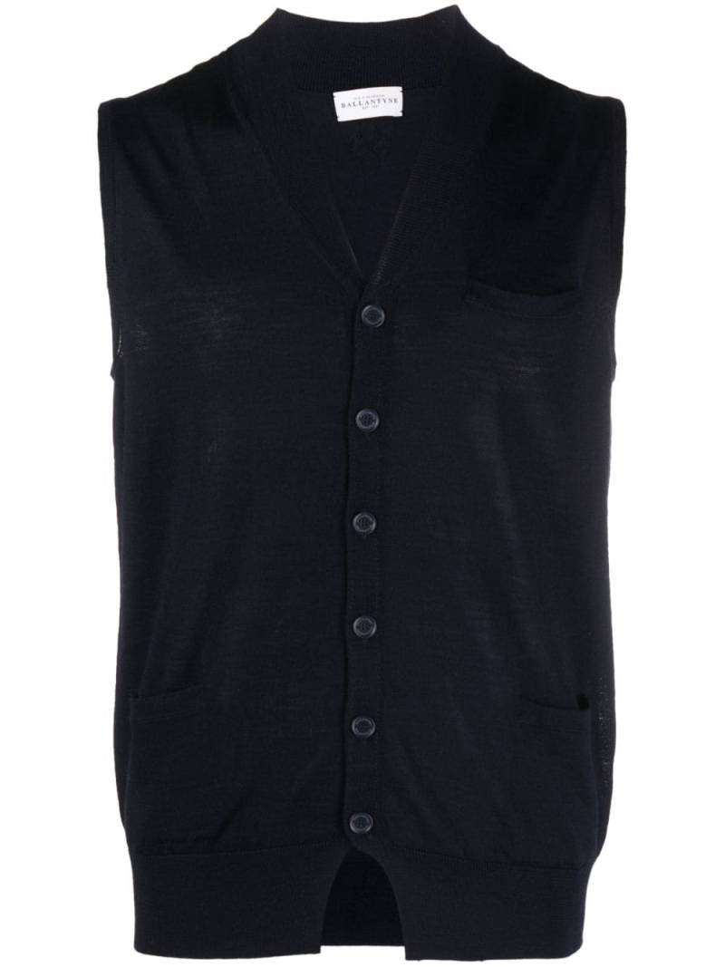 Ballantyne Basolan wool vest - Blue von Ballantyne