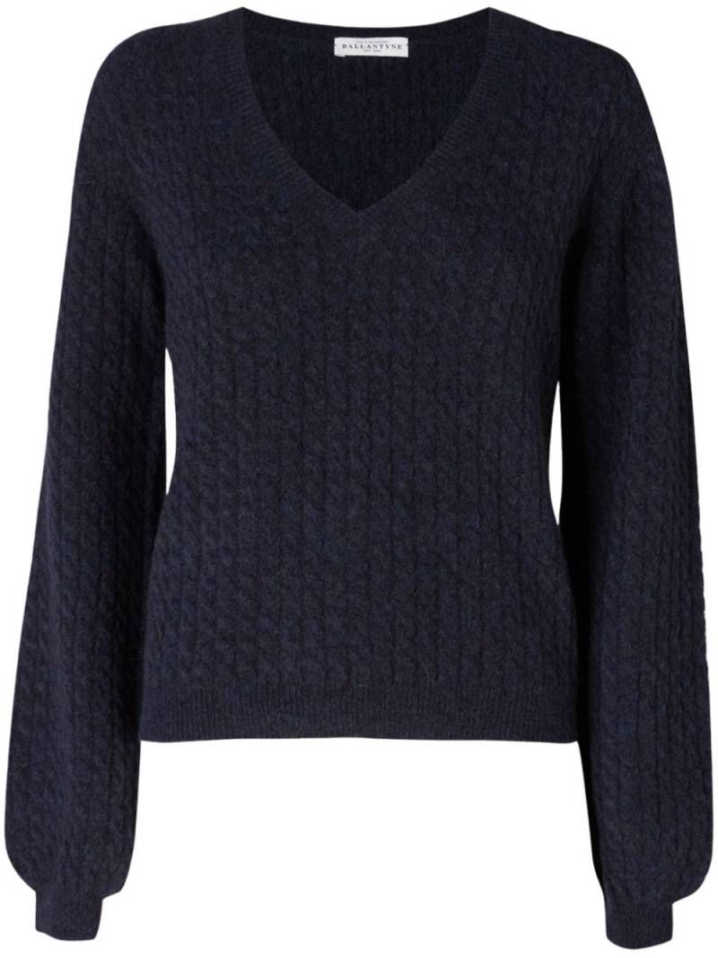 Ballantyne cable-knit jumper - Blue von Ballantyne