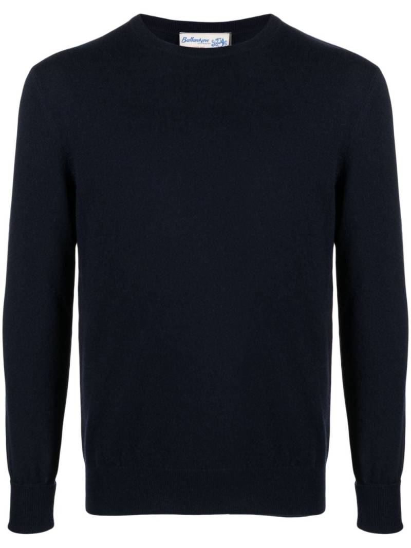 Ballantyne cashmere crew-neck jumper - Blue von Ballantyne