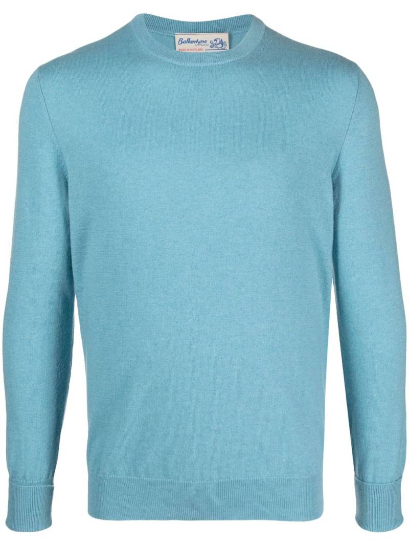 Ballantyne crew-neck cashmere jumper - Blue von Ballantyne