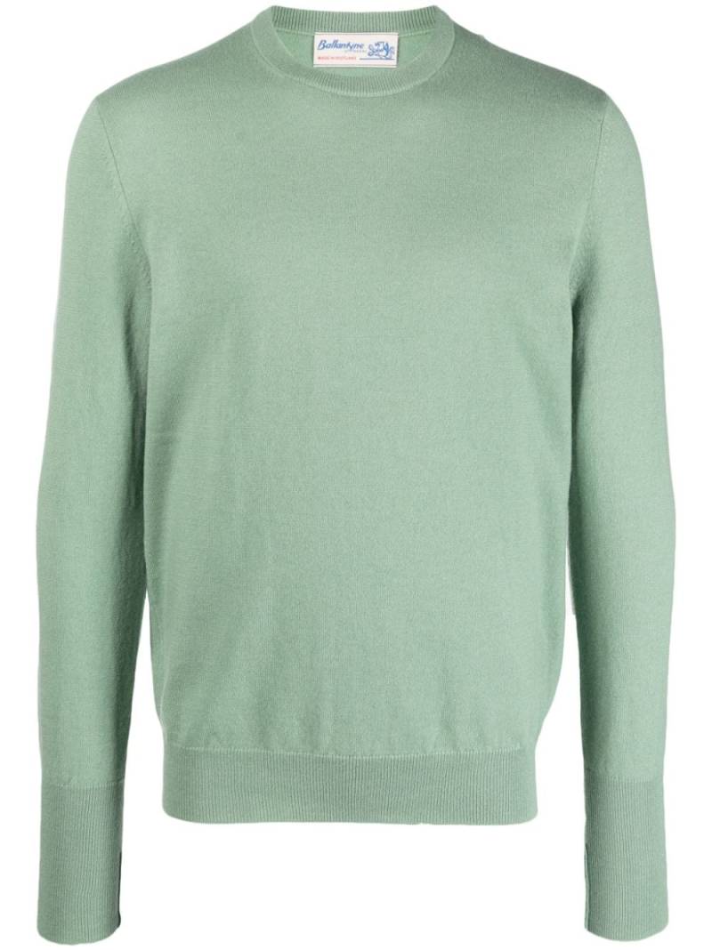 Ballantyne crew-neck cashmere jumper - Green von Ballantyne