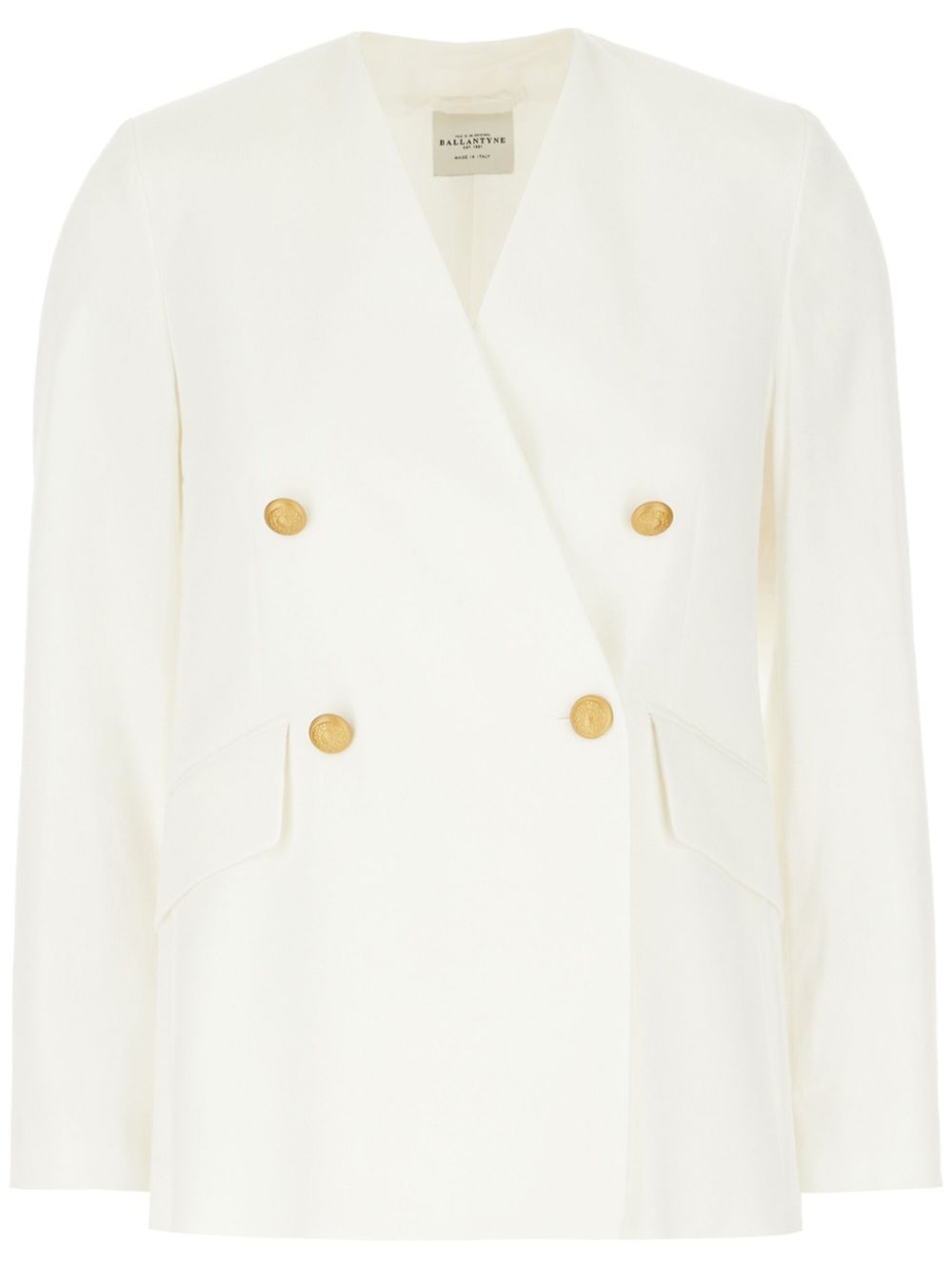 Ballantyne double-breasted blazer - White von Ballantyne