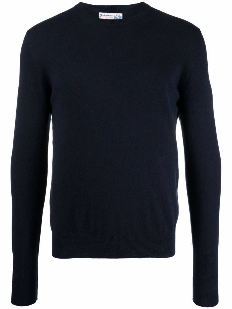 Ballantyne fine-knit cashmere jumper - Blue von Ballantyne