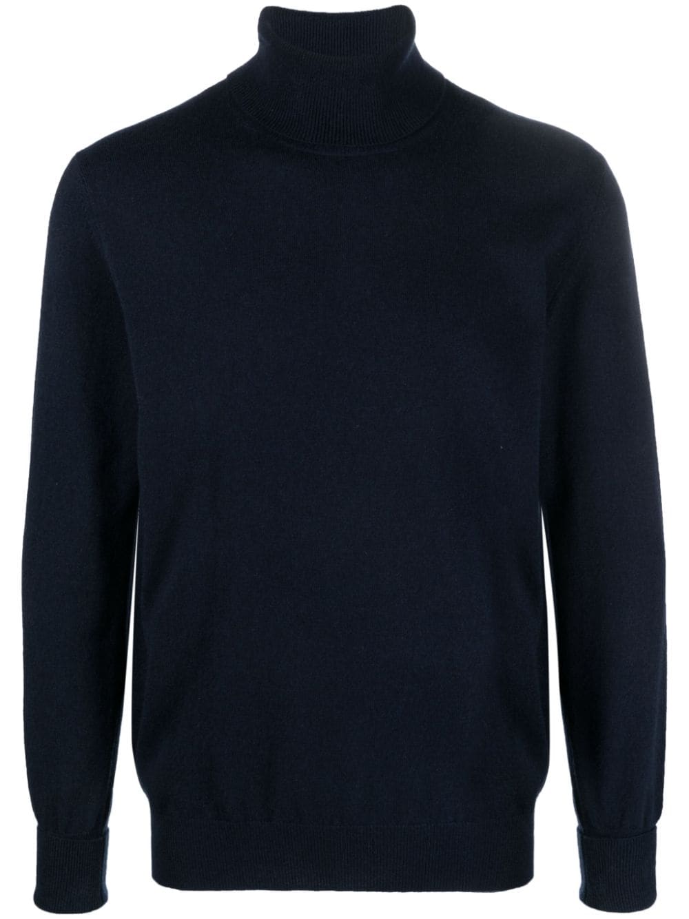 Ballantyne logo-embroidered roll-neck cashmere jumper - Blue von Ballantyne