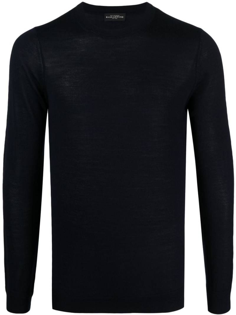 Ballantyne long-sleeve wool jumper - Blue von Ballantyne