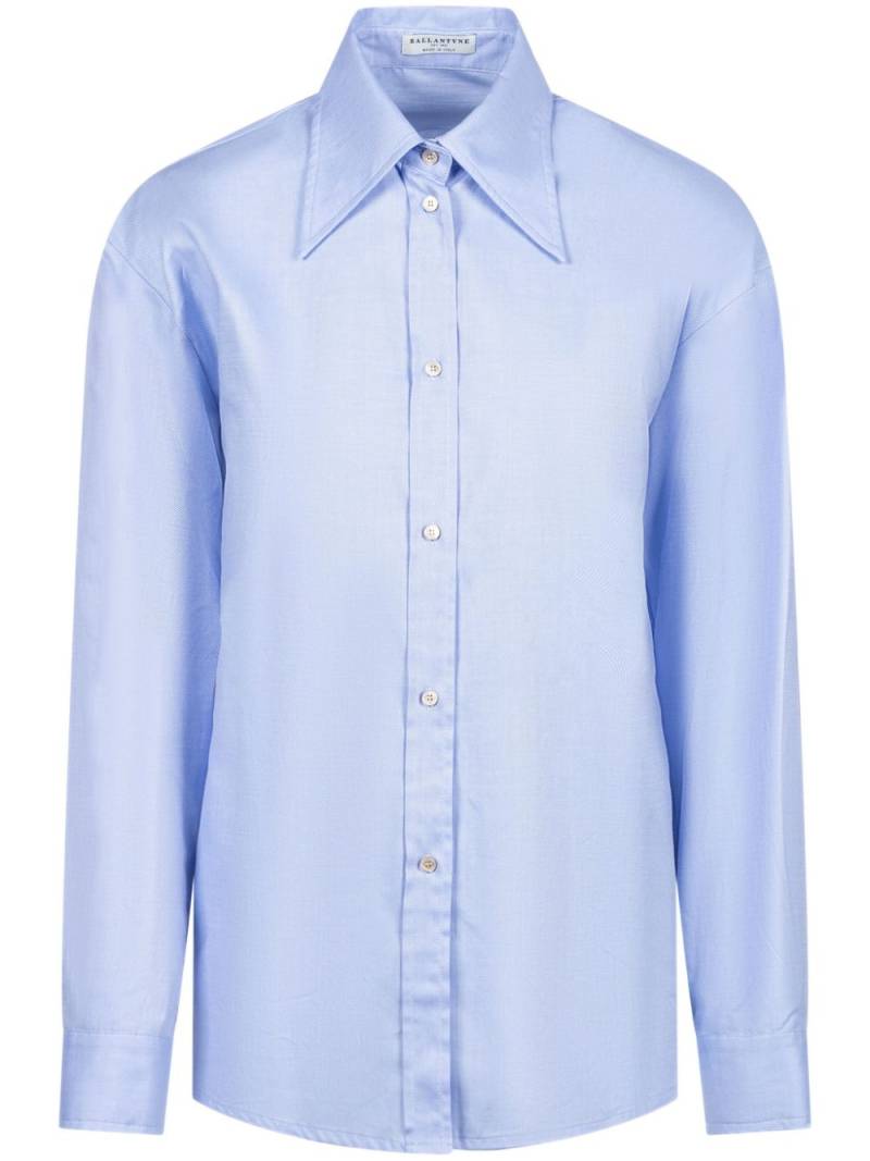 Ballantyne poplin shirt - Blue von Ballantyne