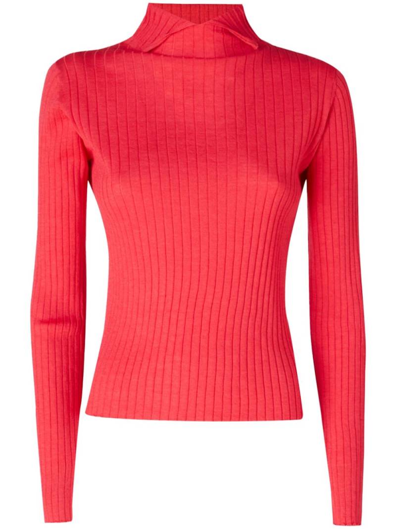 Ballantyne ribbed-knit jumper - Red von Ballantyne