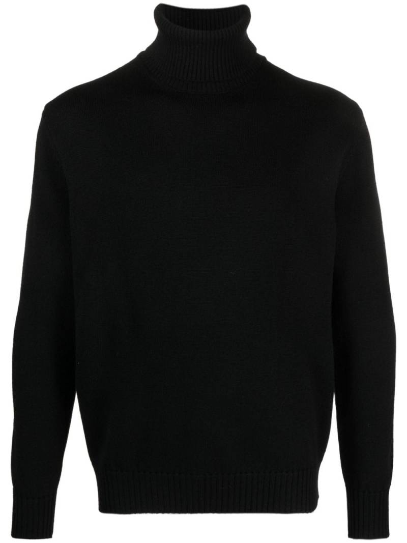 Ballantyne roll-neck wool jumper - Black von Ballantyne