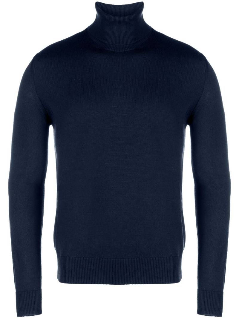 Ballantyne roll-neck wool jumper - Blue von Ballantyne