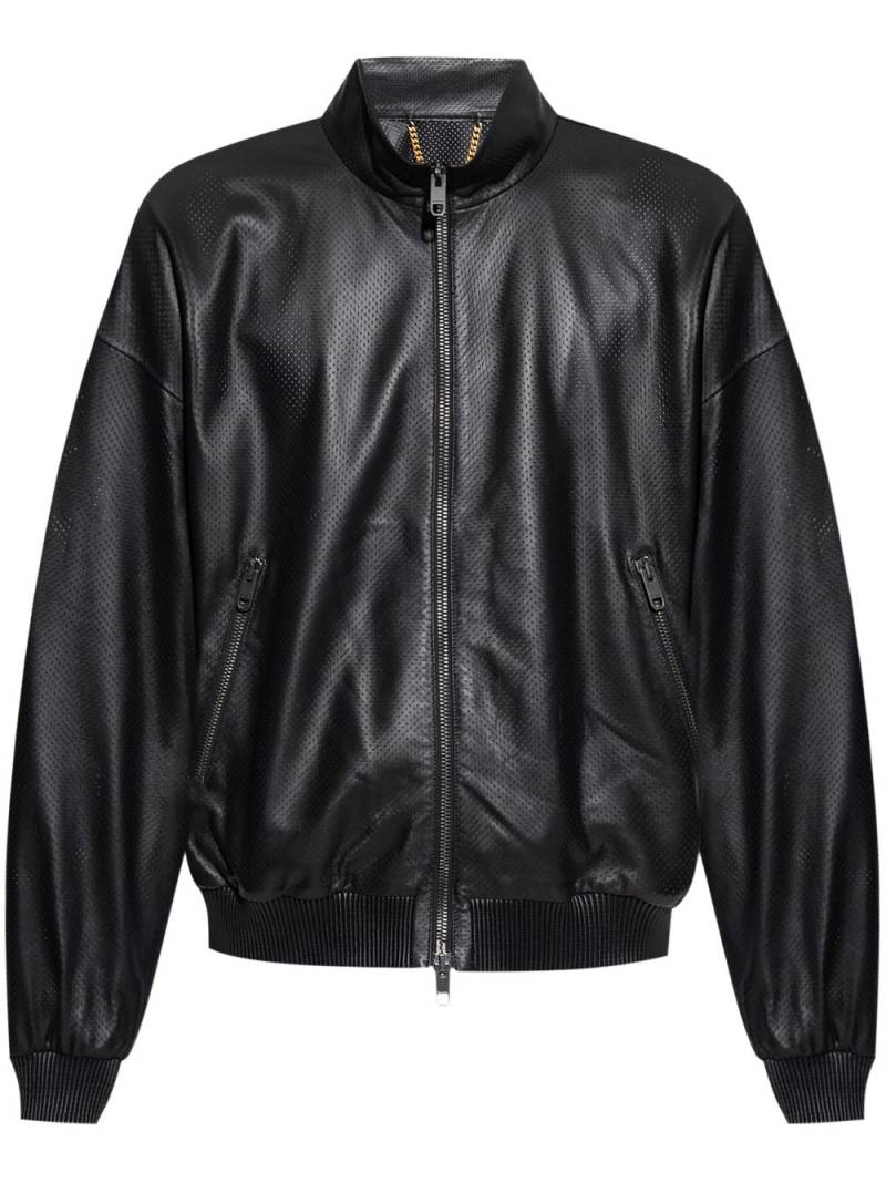 Bally Adrien Brody leather jacket - Black von Bally