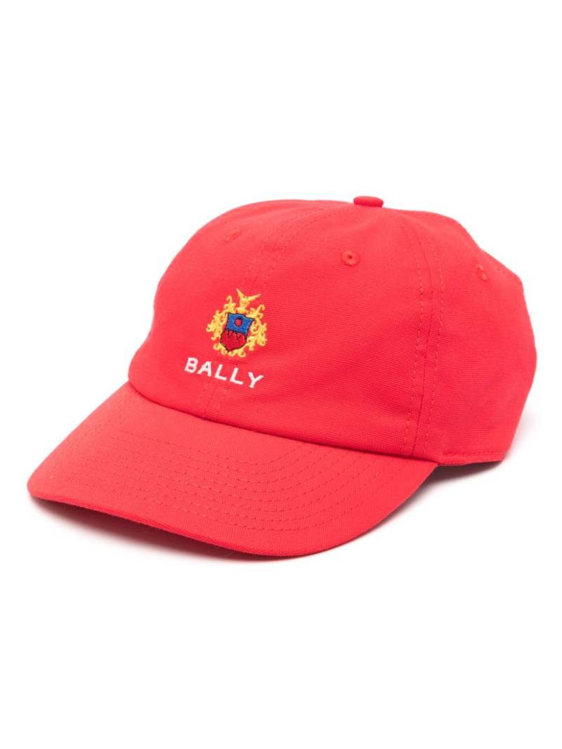 Bally Bally Crest cotton cap - Red von Bally