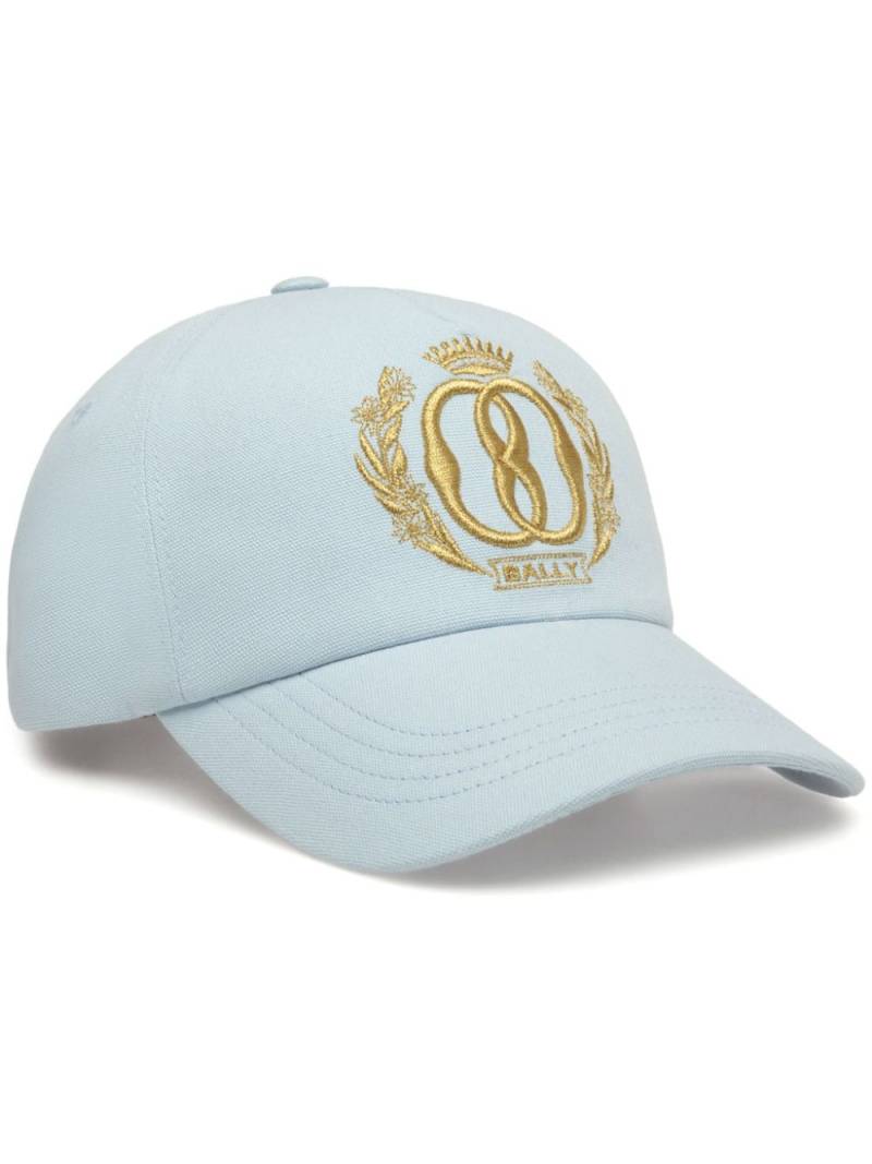 Bally Bally Emblem-embroidered baseball cap - Blue von Bally