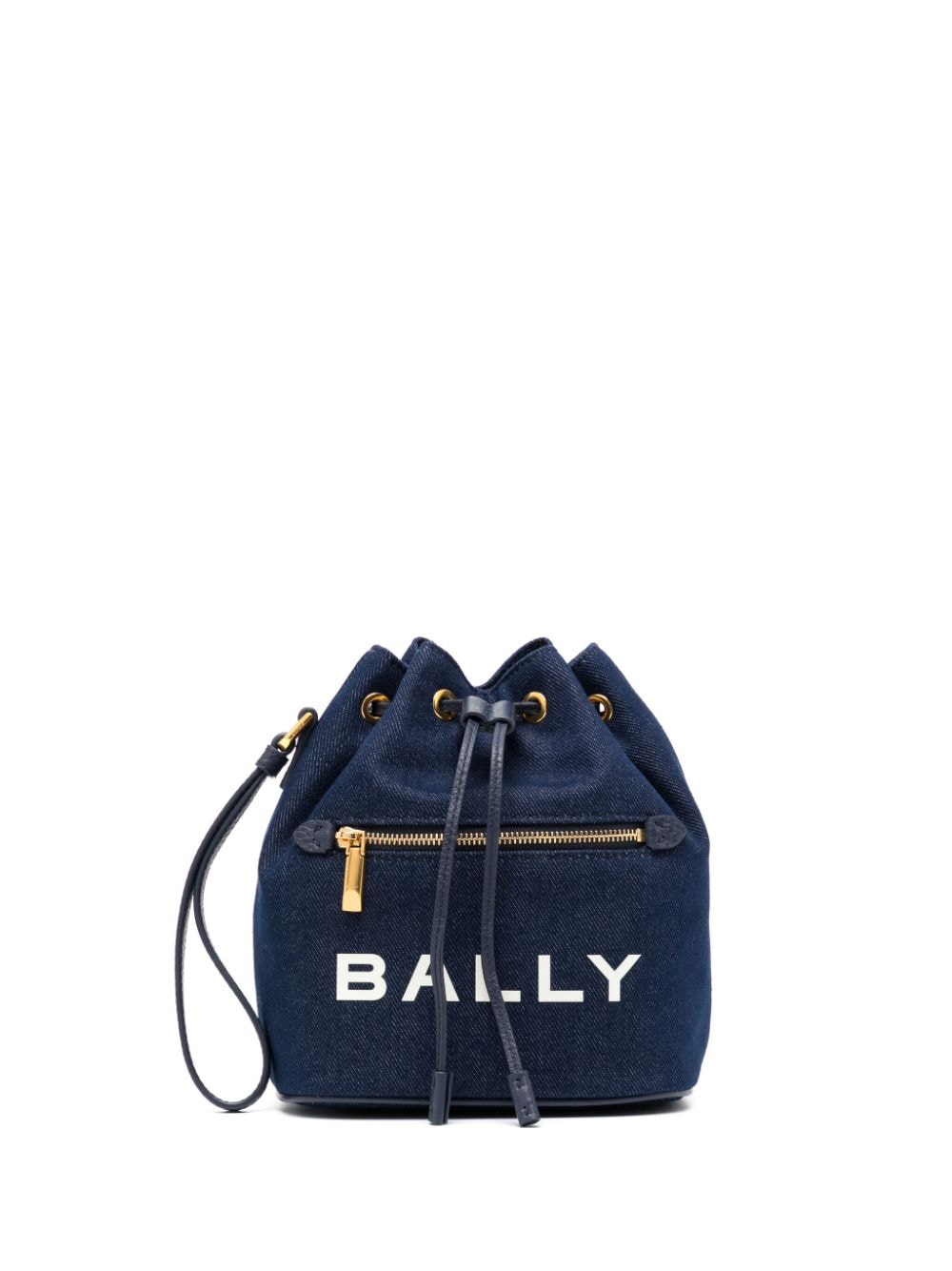 Bally Bar canvas bucket bag - Blue von Bally