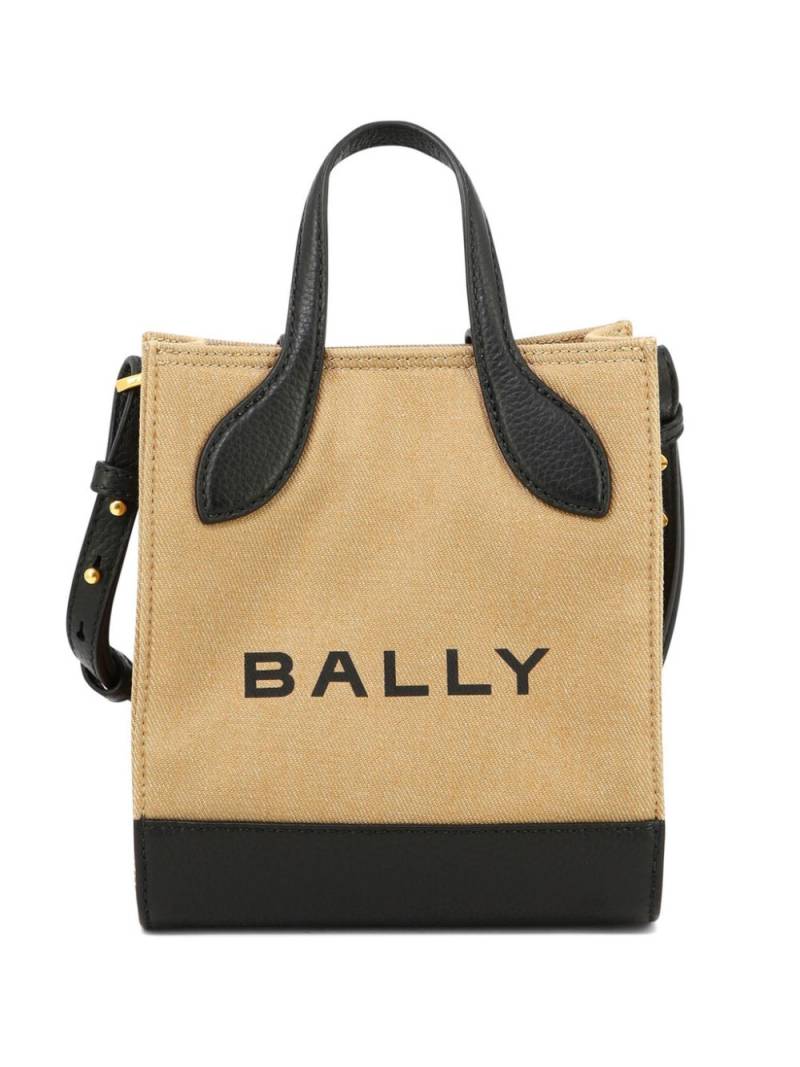 Bally Bar logo-print tote bag - Neutrals von Bally