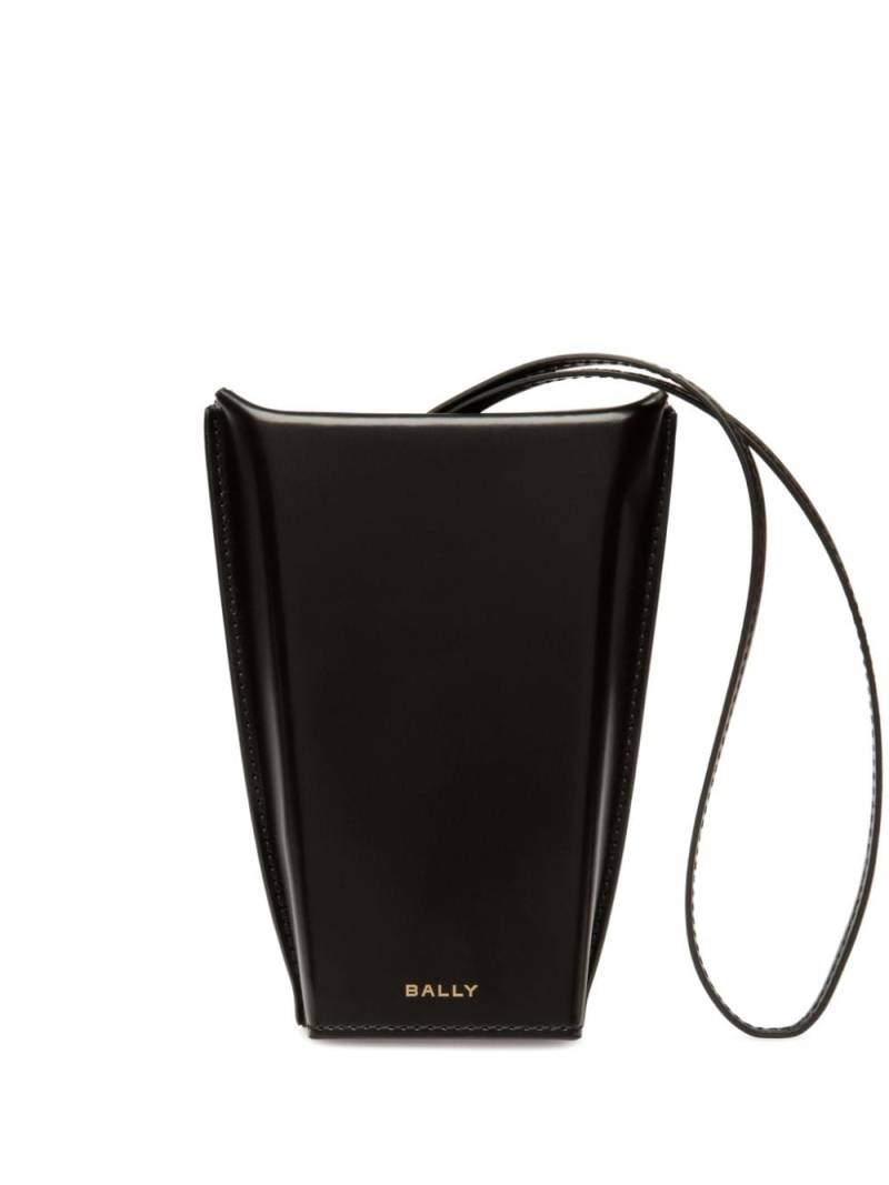 Bally Belle brushed-leather sunglasses holder - Black von Bally