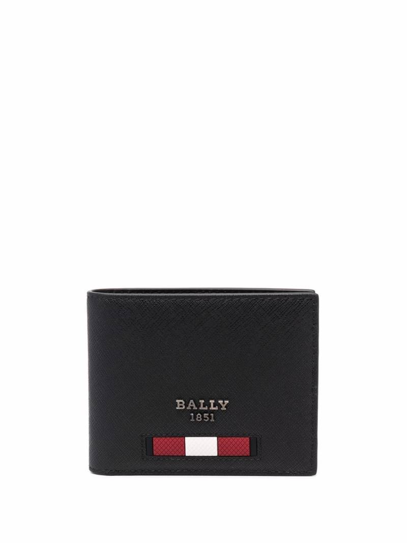 Bally Bevye bifold leather wallet - Black von Bally