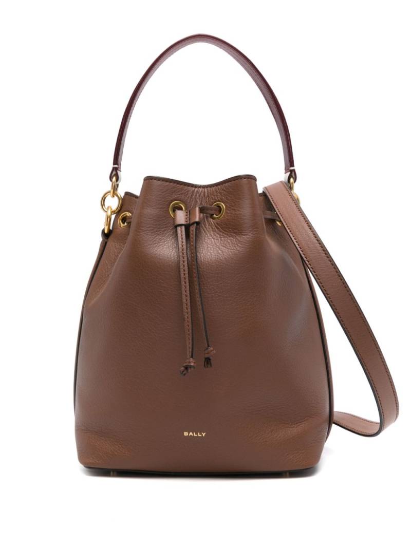 Bally Code bucket bag - Brown von Bally